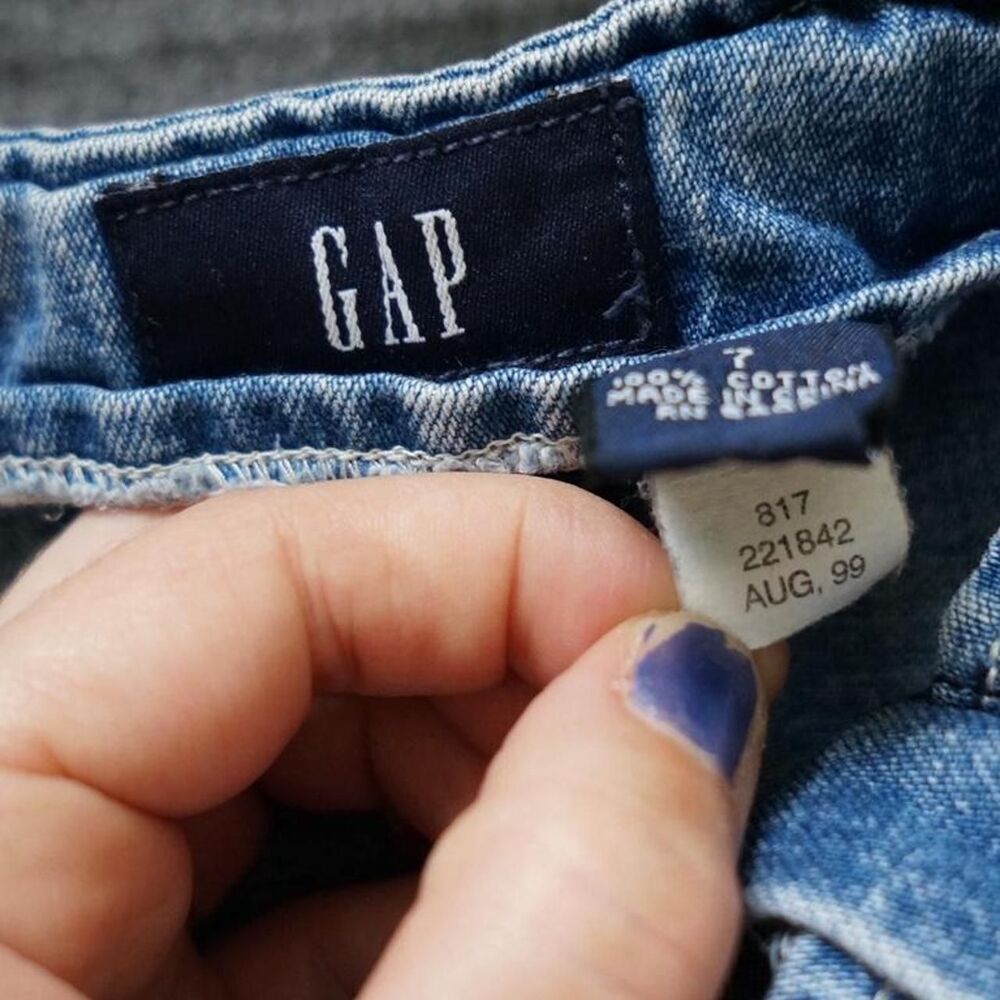 Vintage Gap Children’s Denim Skirt Size 7 - Picture 5 of 8